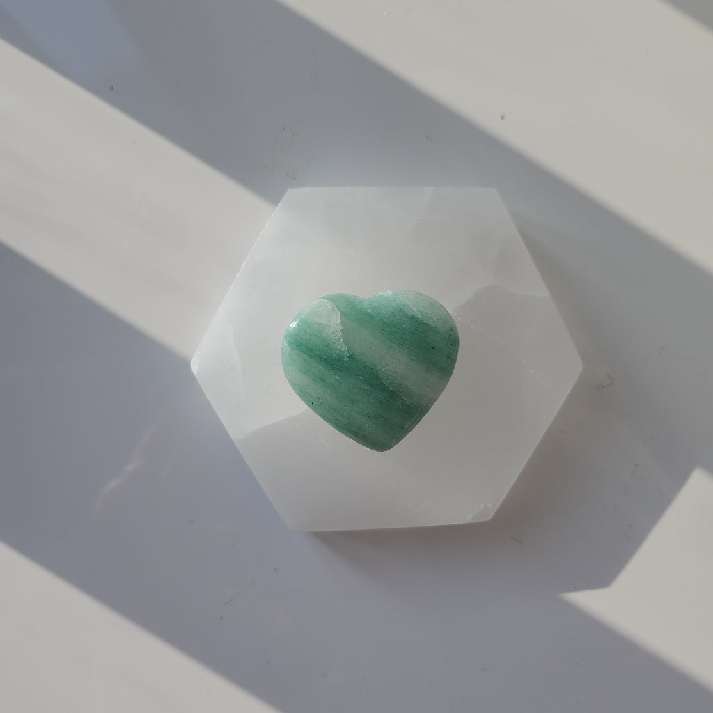 Groene Aventurijn hart-KC Home-King Crystals