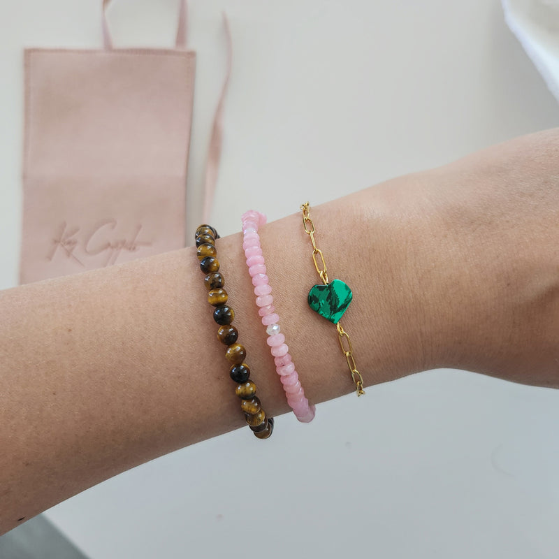 Tijgeroog armband-Armband-King Crystals