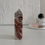 Crazy Lace Mexicaanse Agaat obelisk-KC Home-King Crystals