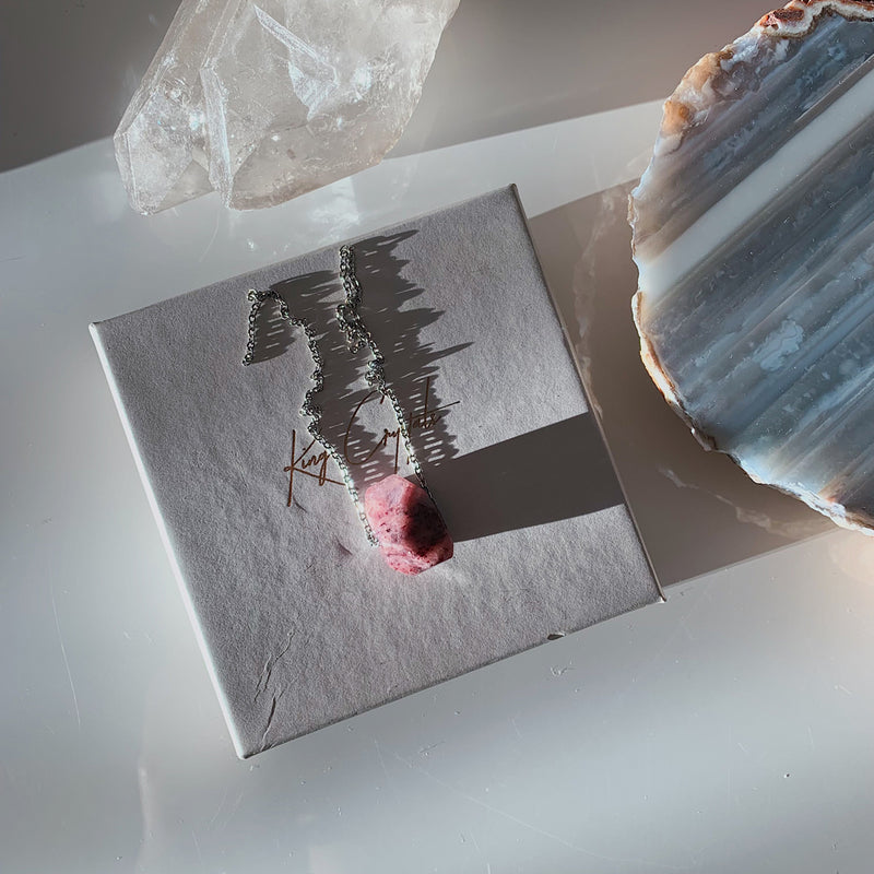 Aardbeienkwarts 10-Ketting-King Crystals