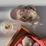 Regenboog Maansteen, Amethist en Roze zoetwaterparels armband-Armbanden-King Crystals
