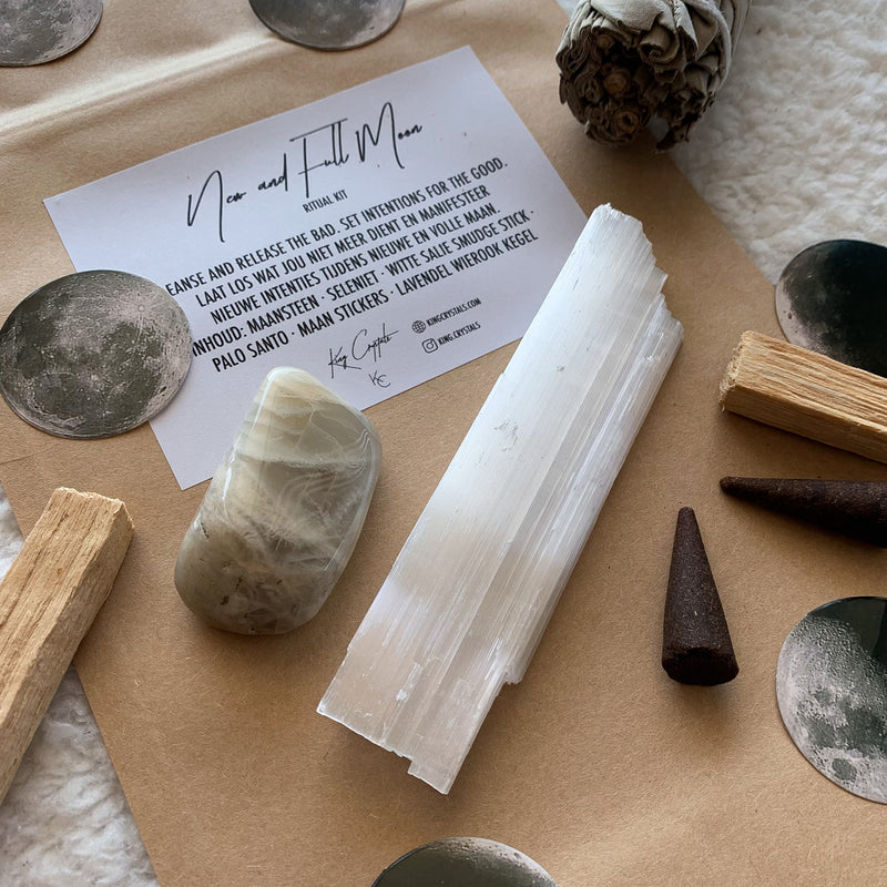 New & Full Moon Kit-Cleansing kit-King Crystals