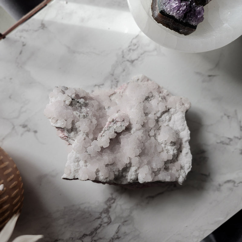 Rhodochrosiet met Calciet-KC Home-King Crystals